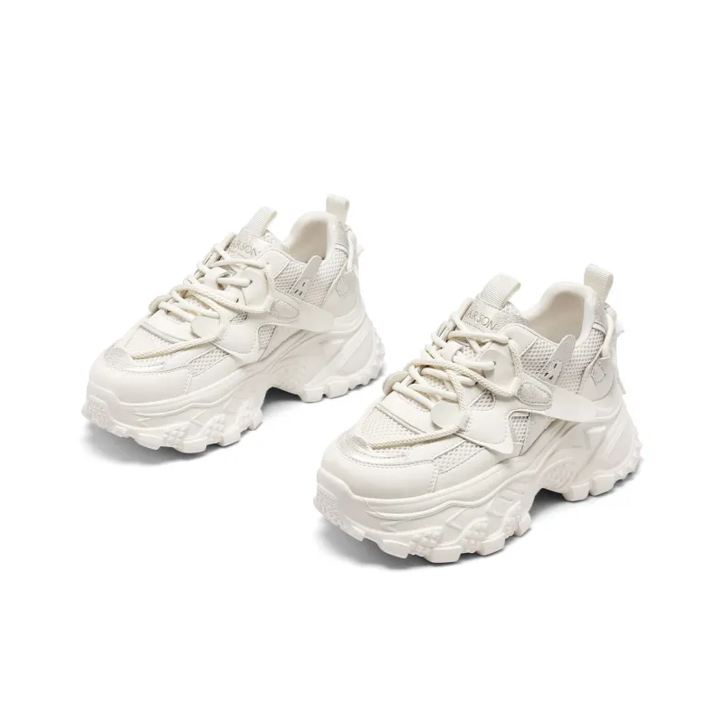 HARSON Wear-Resistant Slip-Resistant Low-Top Chunky Sneakers Women's-3