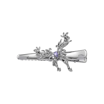 MAGICPOLE Alloy Hair Clips Women's Silver