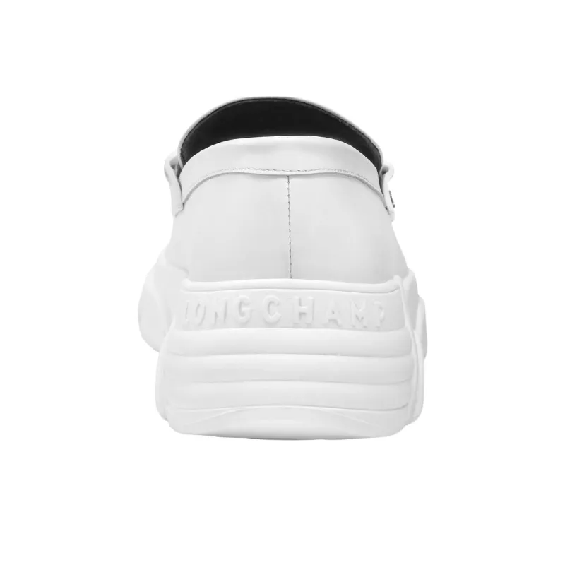 LONGCHAMP Le Pliage Loafers 5cm Women's White-3