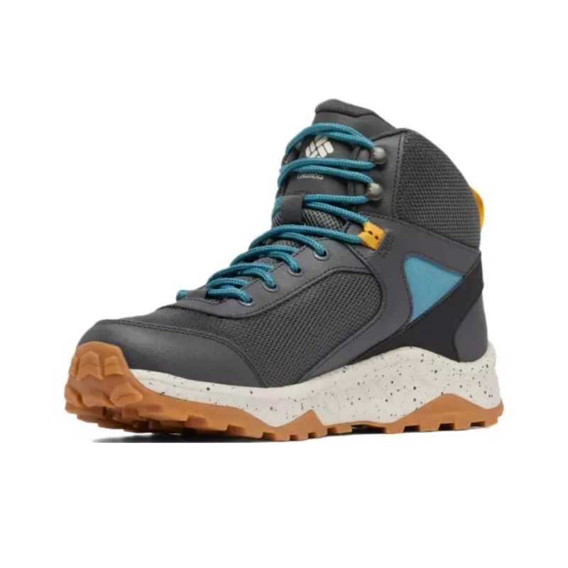Columbia Trailstorm Ascend Water-Resistant Mid-Top Hiking Shoes Men's Gray White-2