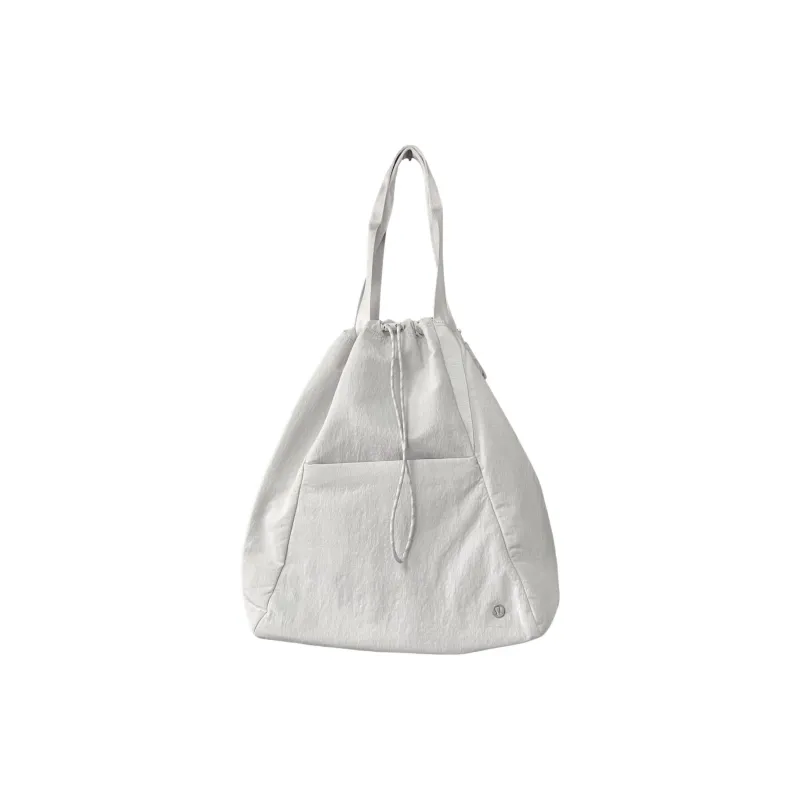 Lululemon Polyester Handbag, Shoulder Bag Women's Steam Gray-0