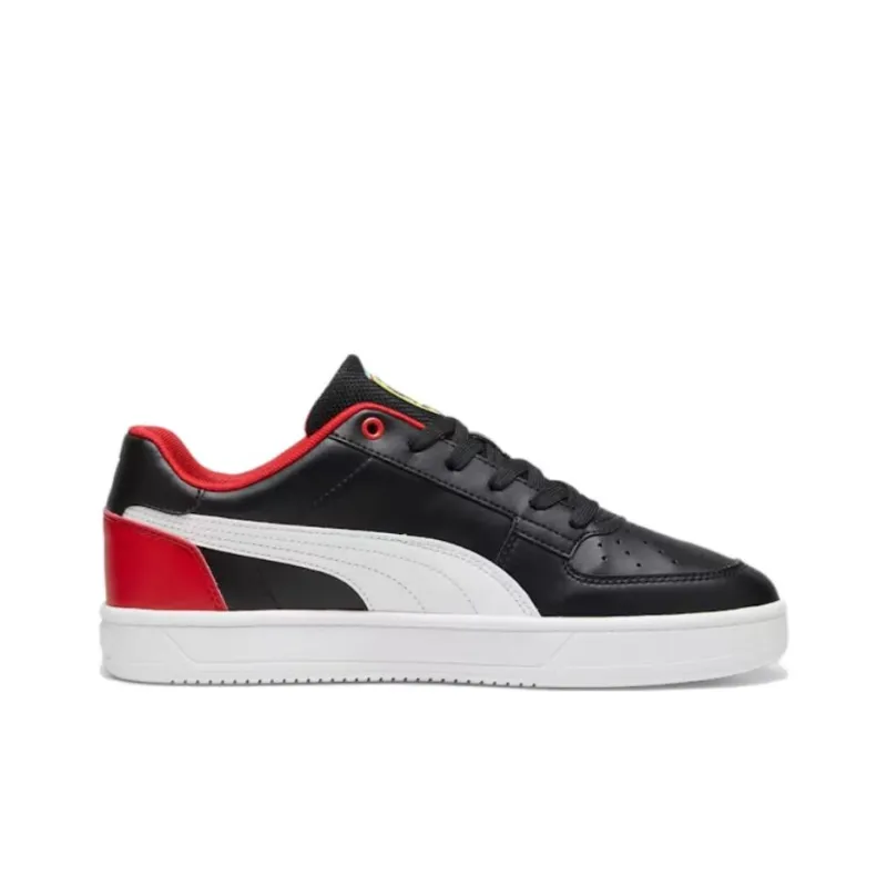 PUMA Scuderia Ferrari Slip Resistant, Abrasion Resistant, Breathable Low Top Skateboard Shoes Men's Black-1