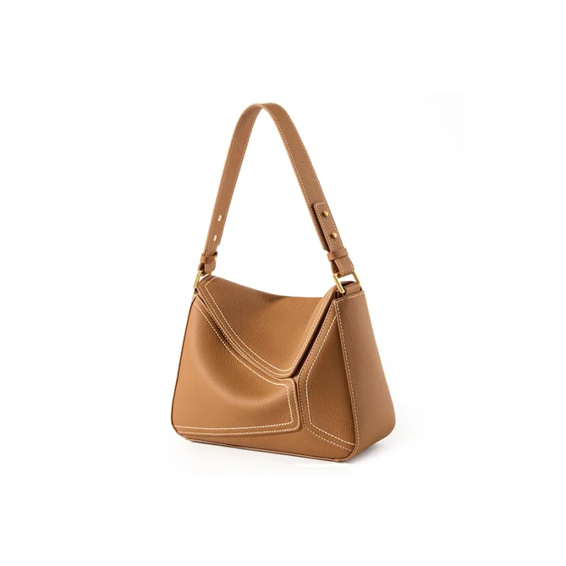 Carnival Keep Top Grain Cow Leather Shoulder Bag Crossbody Bag Regular Women's Multicolor-4