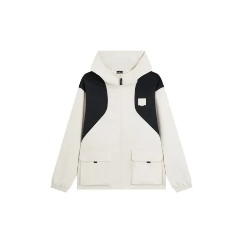 XTEP Jackets Unisex Cotton White/True Black