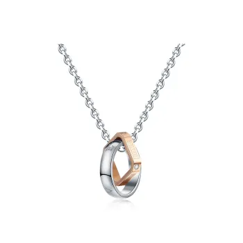 Clect Titanium Steel Necklaces Unisex