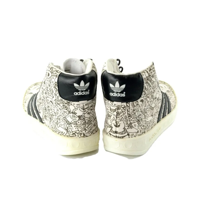 Adidas Adicolor Hi BK.2 Keith Haring White Black-3