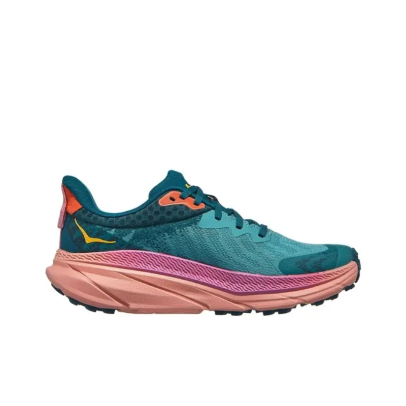 HOKA ONE ONE Challenger ATR 7 Shock Absorbers With Slip Resistant Features Low Top Running Shoes Women's Blue-1