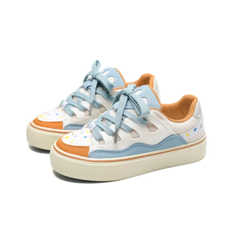 ABCIO Slip Resistant Waterproof Height Increasing Low Top Canvas Shoes-7