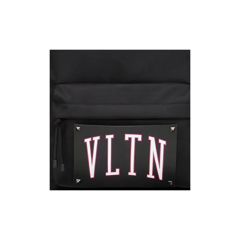 Valentino VLTN Polyester Backpack Men's Black-4