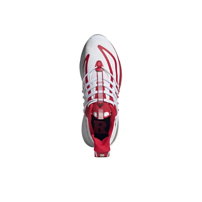 Adidas Rutgers Alphaboost V1 Cloud White Team Power Red Core Black-4