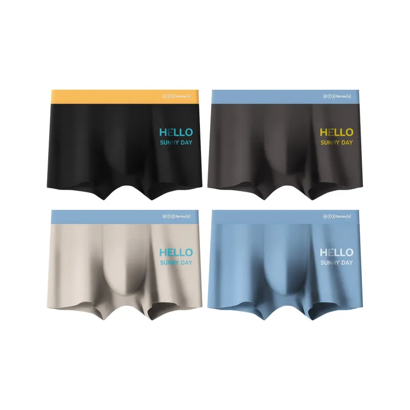 H-YXIANG Underpants Men's 4 Pack-2