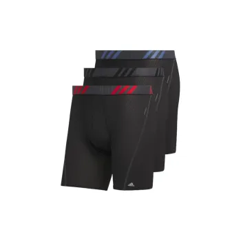 Adidas PERFORMANCE MESH BOXER BRIEFS 3 PAIRS Underpants Men's 3 Pack