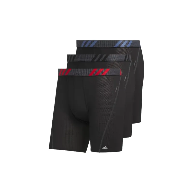 Adidas PERFORMANCE MESH BOXER BRIEFS 3 PAIRS Underpants Men's 3 Pack-0