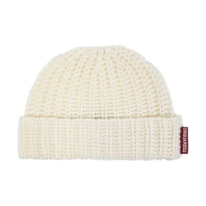 Dsquared2 Ribbed Knitted Beanie-1
