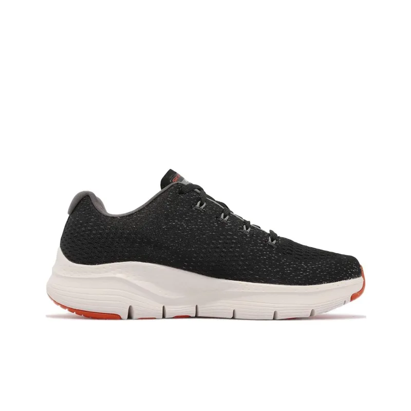 Skechers Arch Fit Abrasion Resistant Breathable Low Top Casual Shoes Men's Black-1