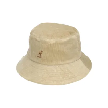 KANGOL Cotton Bucket Hats Unisex Beige