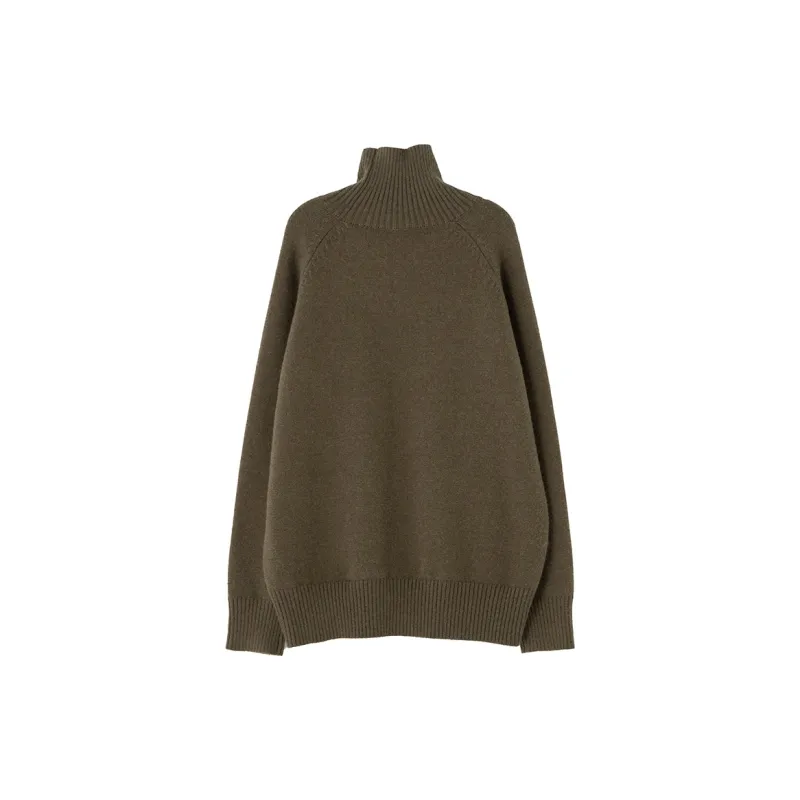 SOON FLOWER Sweater Women's Coffee-1