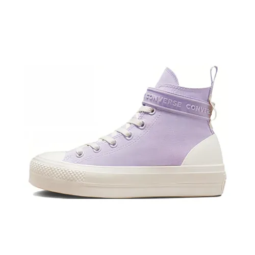 Converse Chuck Taylor All Star Women's Lift Platform Utility Strap High 'Vapor Violet'