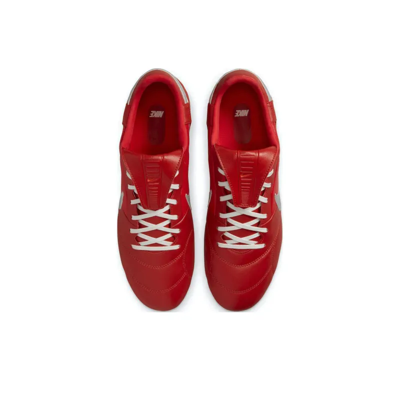 Nike Premier 3 Fg University Red Metallic Silver-2