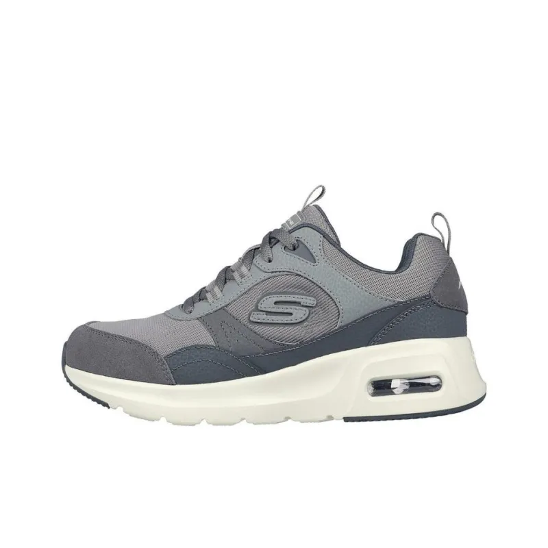 Skechers Cushioning Wear Resistant Low Top Casual Shoes Men's Gray-0