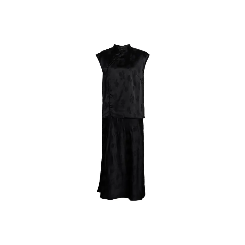 ROEYSHOUSE Skirt Set Women's Black-1