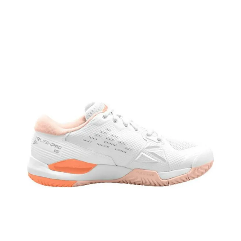 Wilson Rush Pro Ace Slip-Resistant Low-Top Tennis Shoes Women's White Orange-1