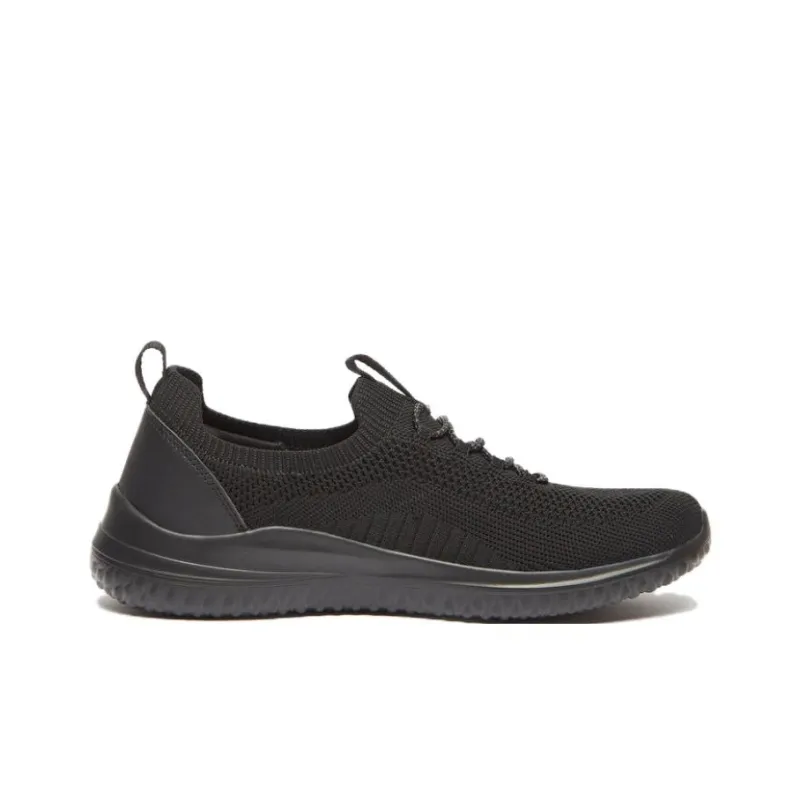 Skechers Delson 3.0 Cushioning Low Top Casual Shoes Men's Black-1