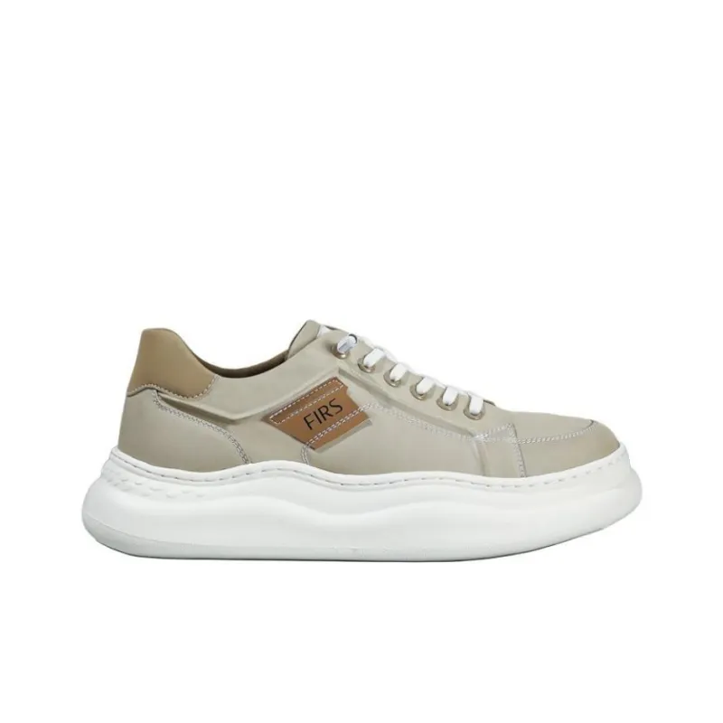 FIRS Low Top Casual Shoes Men's Khaki-1