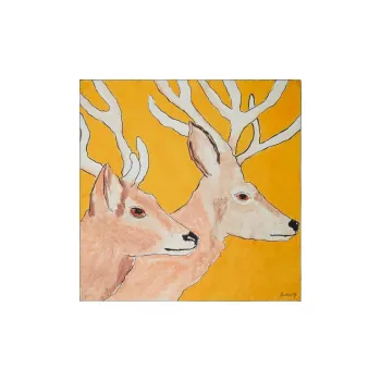 Burberry Mulberry Silk Scarves Women's Yellow Bee
