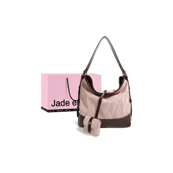 Jade En Plus PU Bucket Crossbody Bag Shoulder Bag Regular Women's Pink/Green