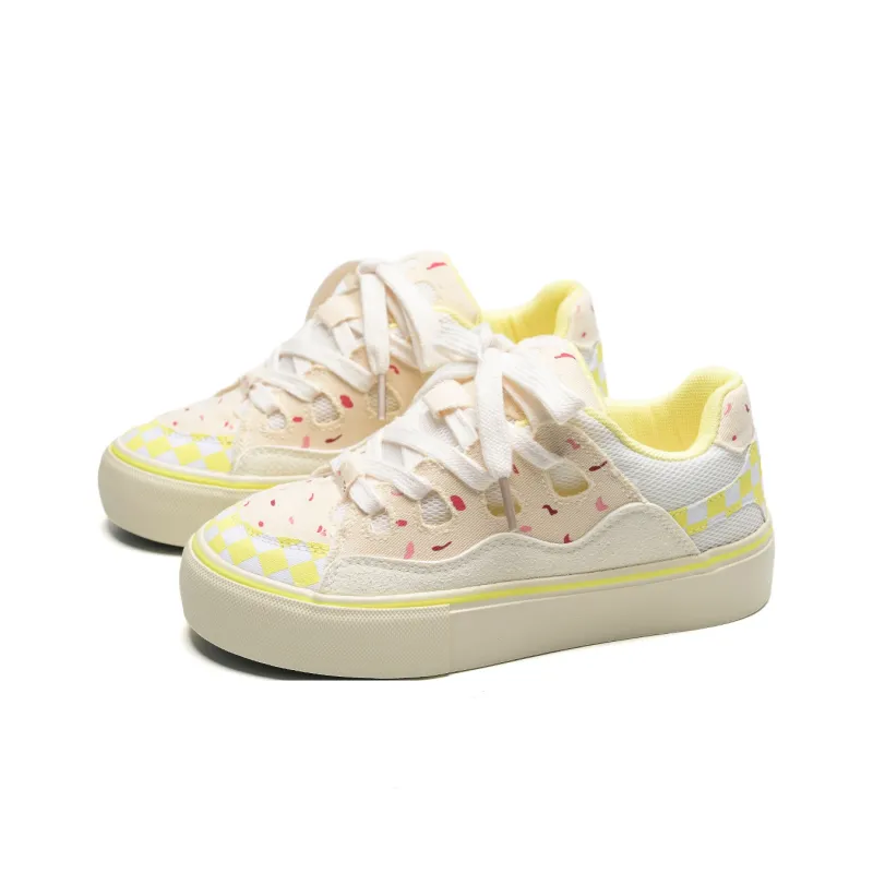 ABCIO Slip Resistant Waterproof Height Increasing Low Top Canvas Shoes-2