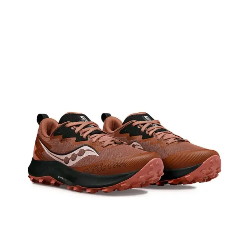 Saucony PEREGRINE 14 GTX Running Shoes Women's Low-Top Red-2