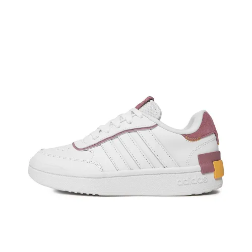 Adidas Postmove SE Anti Slip Wear Resistant Low Top Skateboard Shoes Women's White Pink