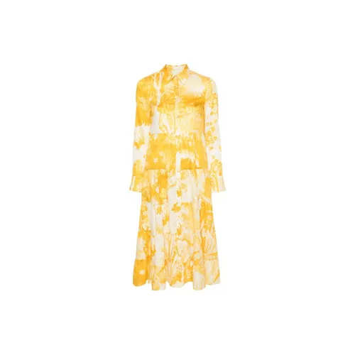 Erdem Long-Sleeved Dresses Women's Chamomile Yellow