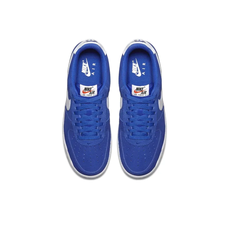 Nike Air Force 1 Suede Hyper Cobalt Coverage Cushioning Wear-Resistant Low-Top Skateboard Shoes Unisex Blue-2
