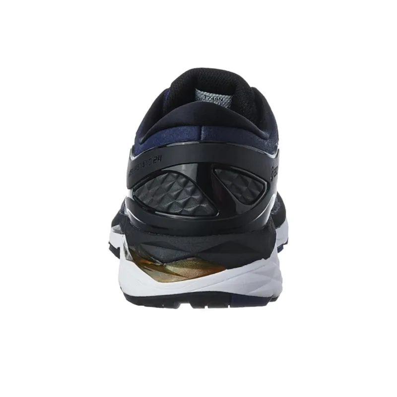 Asics Breathable Wear Resistant Slip Resistant Low Top Running Shoes Men's Blue Gold-3