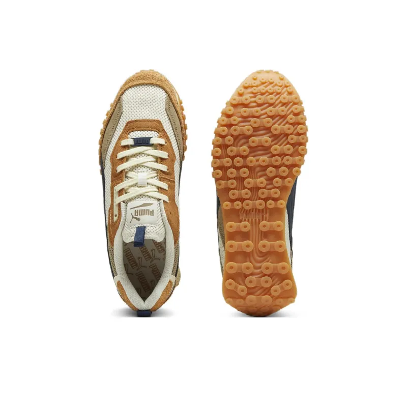 PUMA Blktop Rider Slip Resistant Low Top Casual Shoes Unisex Beige Brown-3