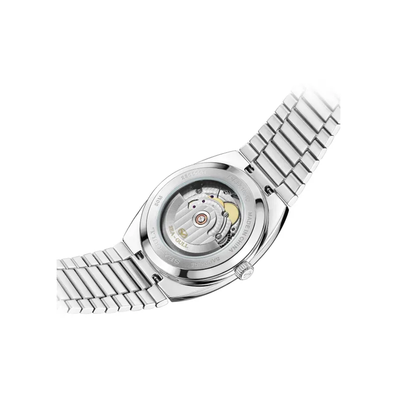 Sea Gull Automatic Mechanical Movement Steel Strap Watch Men's Watches Multicolor Watch Dial-9