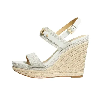 MICHAEL KORS Farrah Strap Sandals 11.5cm Women's Gray White