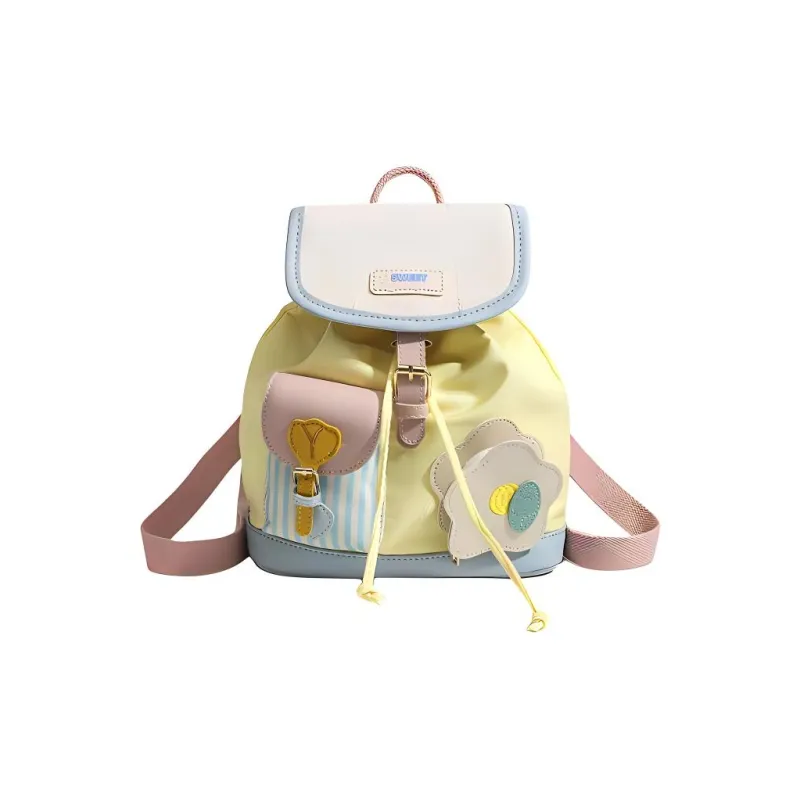 Fitchell Commute Cute Students Fashion Casual Backpack Regular Women's Yellow-5