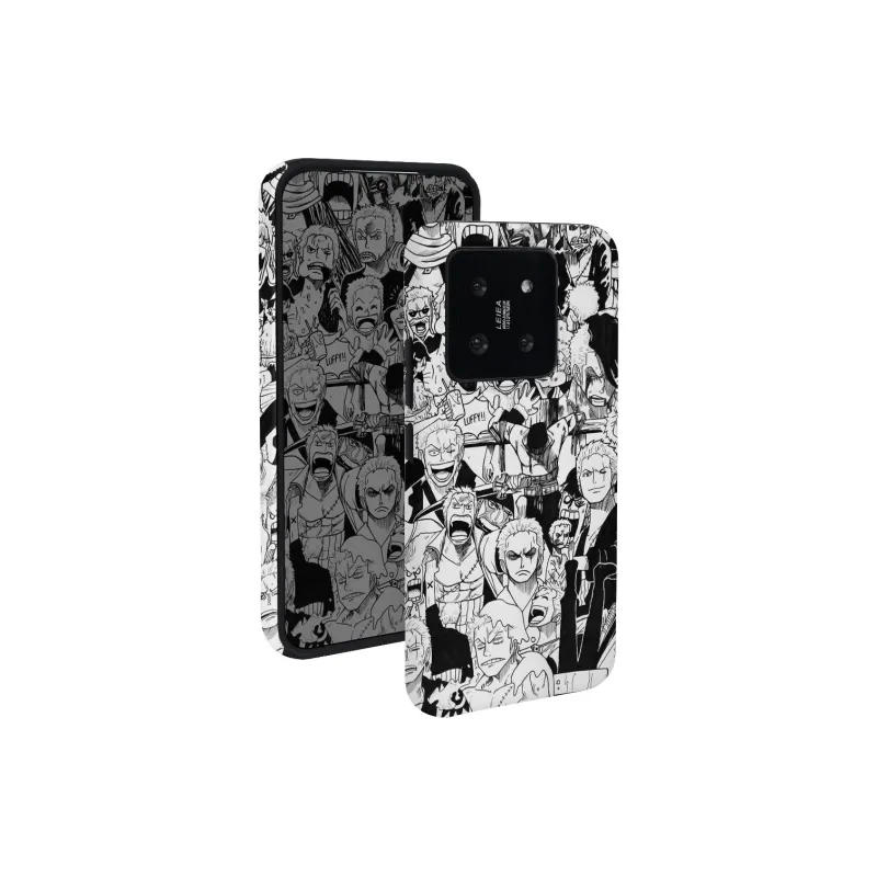 Keshami PC Material Comic Zoro Fully Enclosed Impact Resistant Matte Phone Cases Compatibility Xiaomi 15 Pro/14 Pro-1