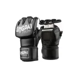 Competitor 5th Generation Half-Finger Black White