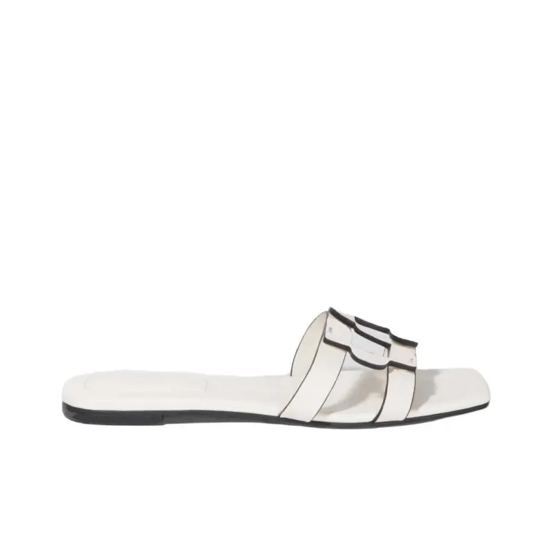 JONATHAN SIMKHAI Slide Slippers Women's White-1
