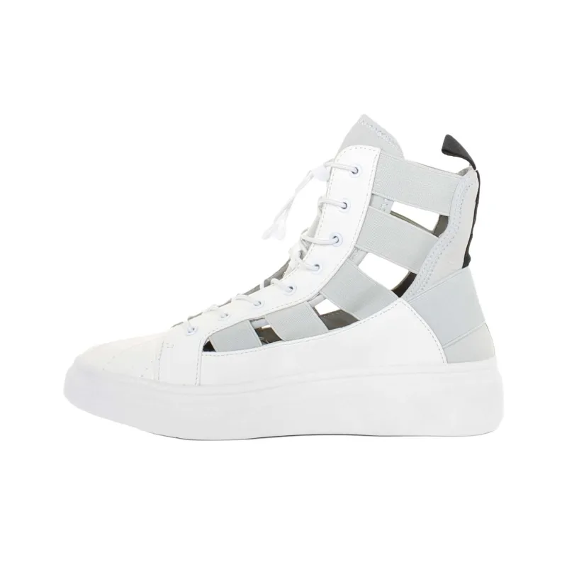 FESSURA Edge Midmask High-Top Casual Shoes Women's White-0