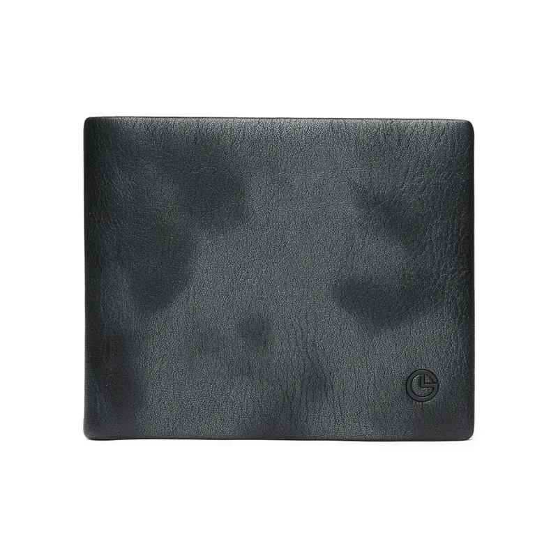 GOLDLION Top Grain Cow Leather Short Wallets Wallets Men's-0