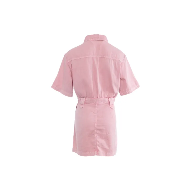 JESSYLINE Short Sleeved Dress Women's Light Pink-1