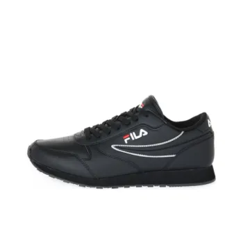 FILA Orbit Cushioning, Wear Resistant Low Top Casual Shoes Women's Black