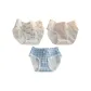 3 Pack (Bowknot+Dark Blue Plaid+Small Flower)