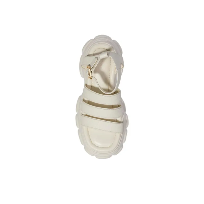 JONATHAN SIMKHAI Cassidy Roman Sandals Women's White-4