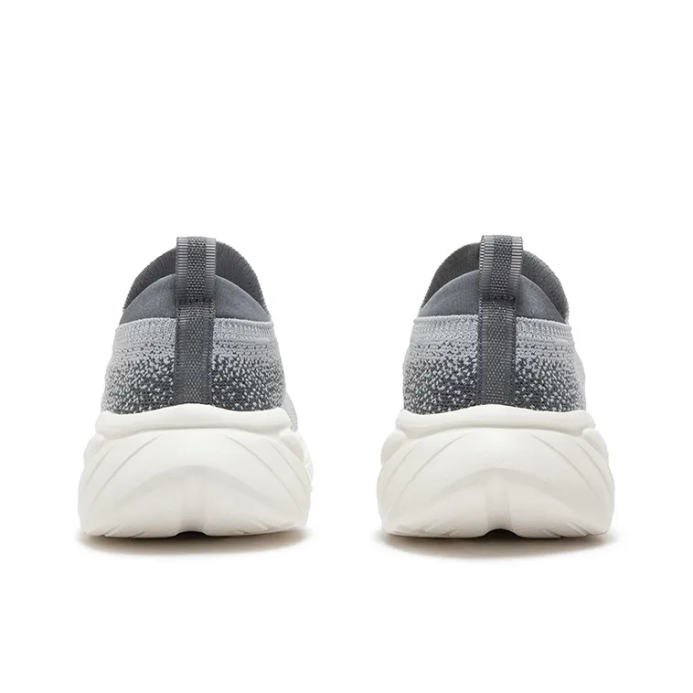 361° Breathable Lightweight Low-Top Casual Running Shoes Men's Gray-3
